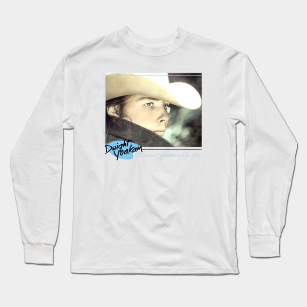 Dwight Yoakam // Guitars Cadillacs Etc Long Sleeve T-Shirt by Cave Clan